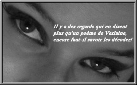 Il y a des regards